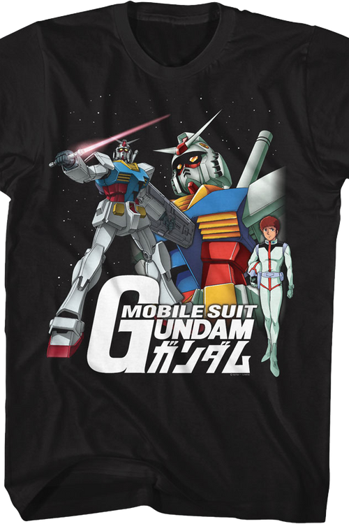 Mobile Suit Collage Gundam T-Shirtmain product image