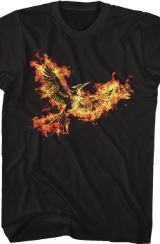 Mockingjay Fire Flight Hunger Games T-Shirt
