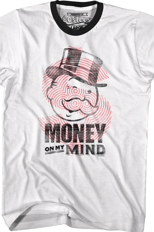 Money On My Mind Monopoly Ringer Shirtmain product image