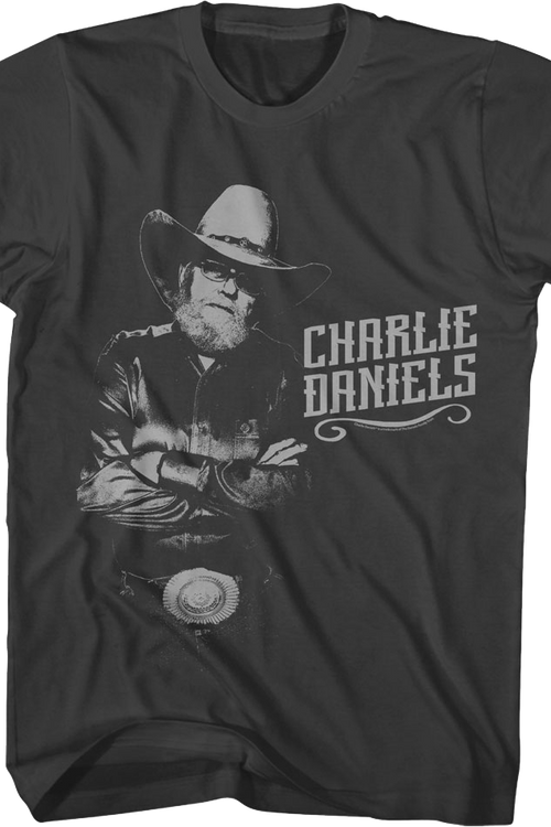 Monochrome Charlie Daniels T-Shirtmain product image