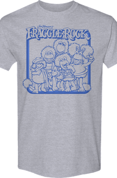 Monochrome Group Photo Fraggle Rock T-Shirt