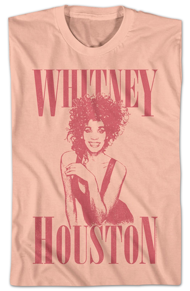 Whitney Houston BLUESCENTRIC Tシャツ Whitney Houston Debut T-Shirt - Classic Heavy Cotton
