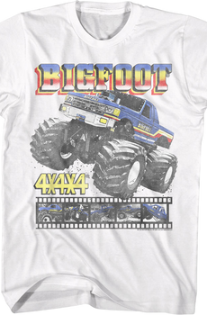 Monster Truck Film Reel Bigfoot T-Shirt