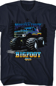 Monster Truck Wilderness Bigfoot T-Shirt