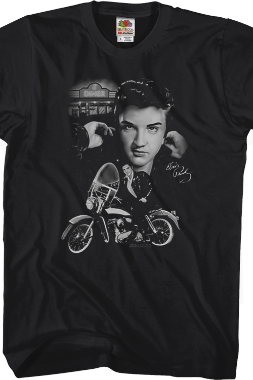Motorcycle Elvis Presley T-Shirtmain product image