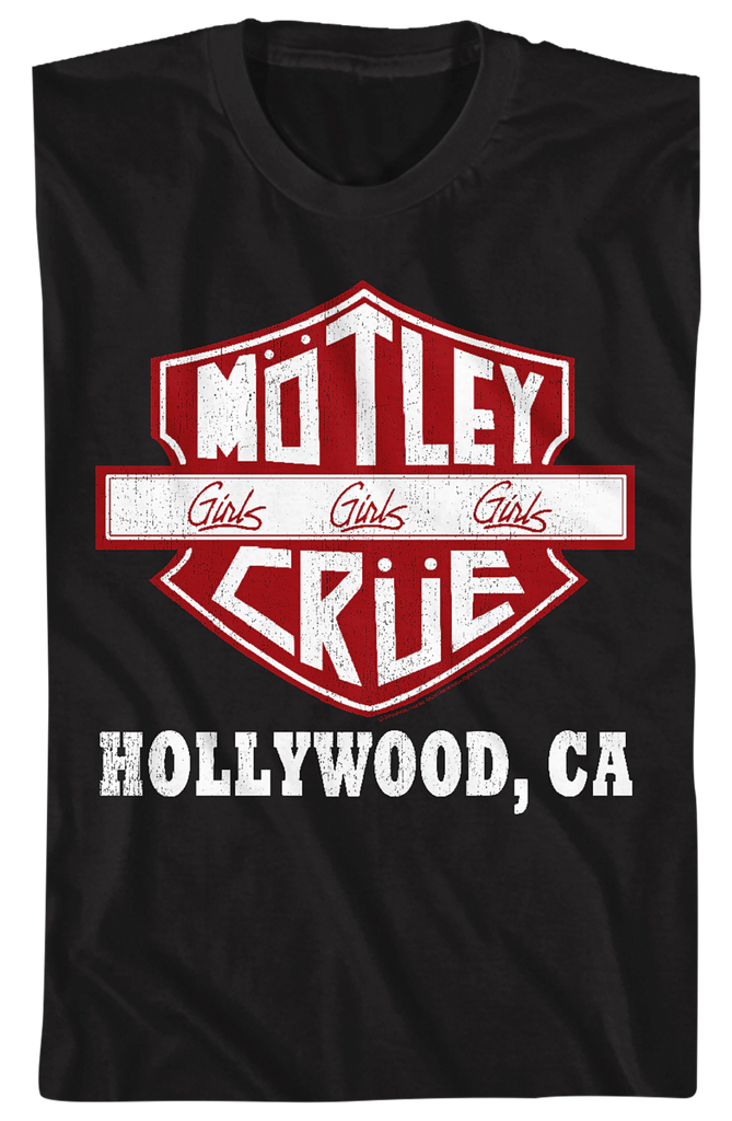 Motorcycle Logo Motley Crue T-Shirt