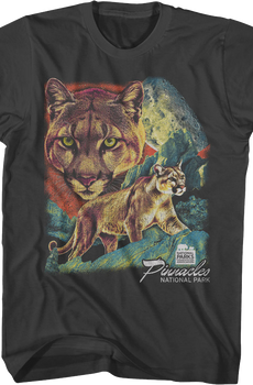 Mountain Lion Collage Pinnacles National Park T-Shirt