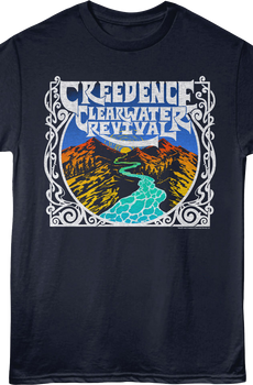 Mountains And River Creedence Clearwater Revival T-Shirt