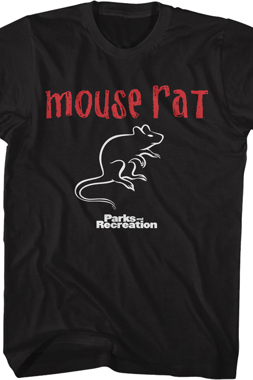 Mouse Rat Logo Parks and Recreation T-Shirtmain product image