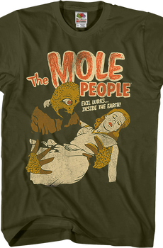 Movie Poster Mole People T-Shirt
