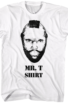 Black and White Mr. T Shirt