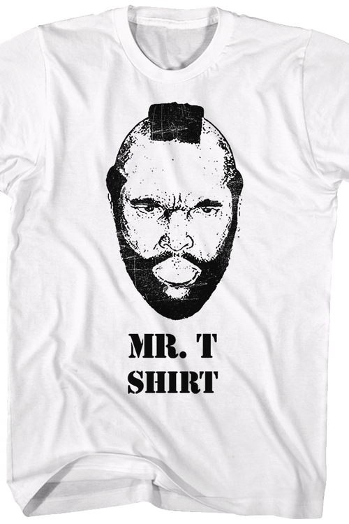 Black and White Mr. T Shirtmain product image