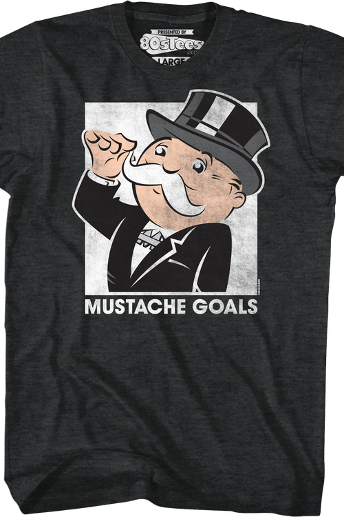 Mustache Goals Monopoly T-Shirtmain product image