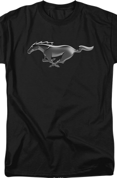 Mustang Chrome Logo Ford T-Shirt