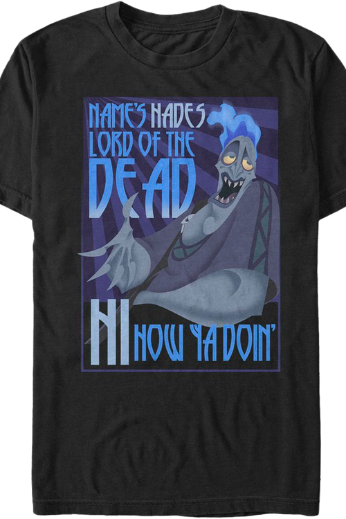 Name's Hades Lord of the Dead Hercules T-Shirtmain product image