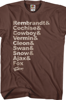 Names Warriors T-Shirt