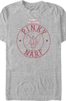 Narf Circle Pinky and the Brain T-Shirt