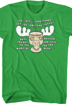 National Lampoons Christmas Vacation Moose Mug T-Shirt