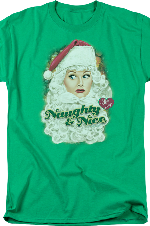 Naughty & Nice I Love Lucy T-Shirtmain product image