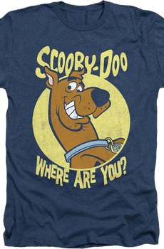 Navy Heather Scooby-Doo Where Are You T-Shirt