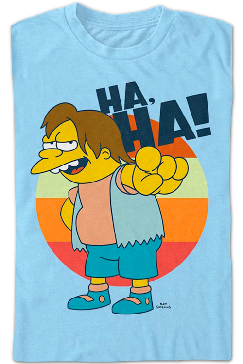 Nelson Laughing Simpsons T-Shirtmain product image