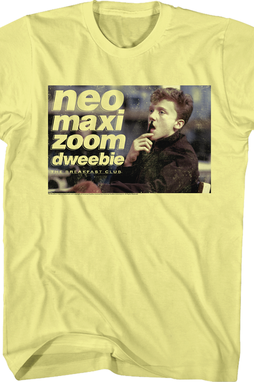 Neo Maxi Zoom Dweebie Breakfast Club T-Shirtmain product image