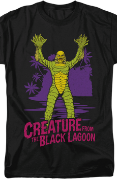 Neon Creature From The Black Lagoon T-Shirt