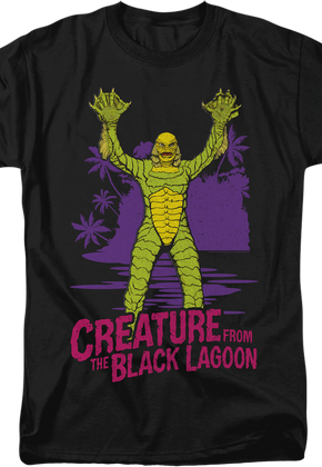 Neon Creature From The Black Lagoon T-Shirt