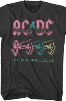 Neon For Those About To Rock ACDC Shirt