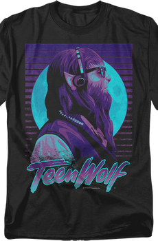 Neon Headphones Teen Wolf T-Shirt