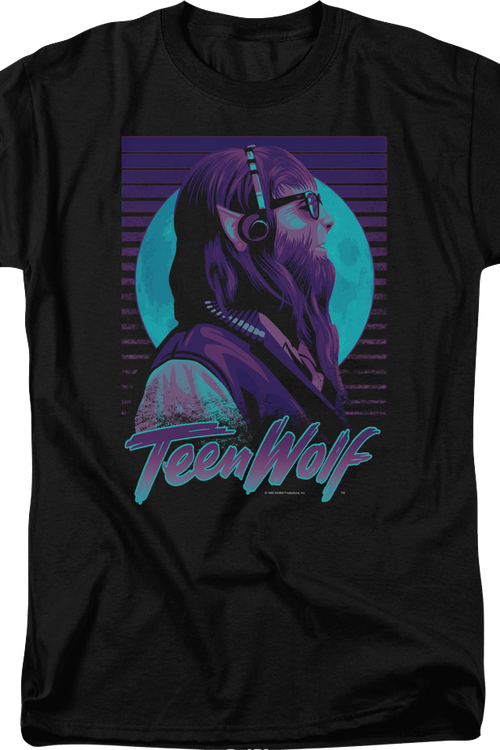 Neon Headphones Teen Wolf T-Shirtmain product image