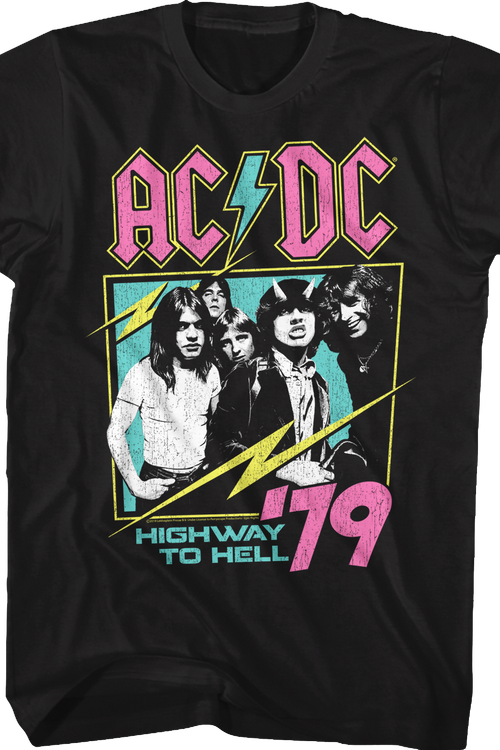 Neon Highway To Hell ACDC Shirtmain product image
