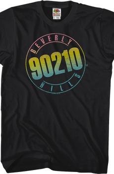 Neon Logo Beverly Hills 90210 T-Shirt