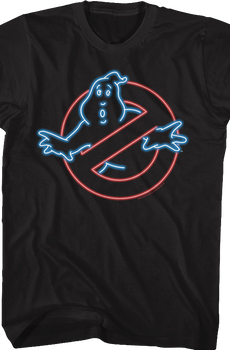 Neon Logo Real Ghostbusters T-Shirt