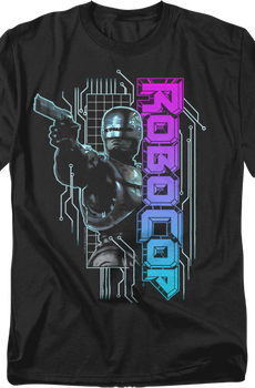 Neon Logo Robocop T-Shirt