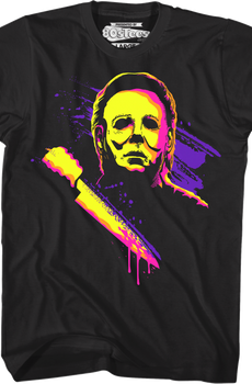 Neon Michael Myers Halloween T-Shirt