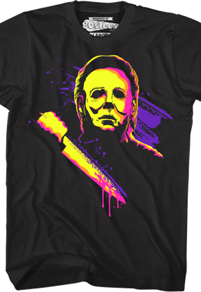 Neon Michael Myers Halloween T-Shirt
