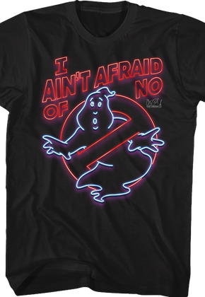 Neon Sign Ghostbusters T-Shirt
