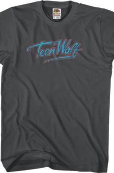 Neon Teen Wolf Logo T-Shirt
