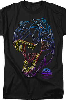 Neon Tyrannosaurus Rex Jurassic Park T-Shirt