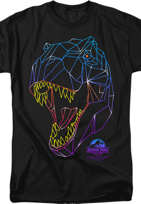 Neon Tyrannosaurus Rex Jurassic Park T-Shirt