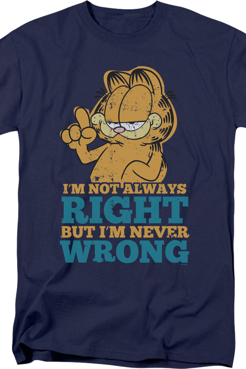 Never Wrong Garfield T-Shirtmain product image
