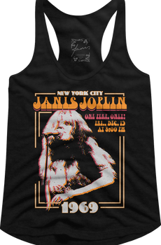 Ladies New York City Janis Joplin Racerback Tank Top