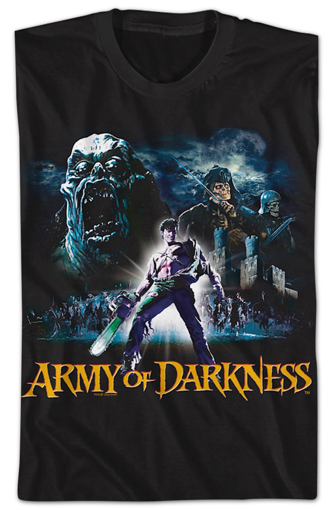 Night Sky Collage Army Of Darkness TShirt