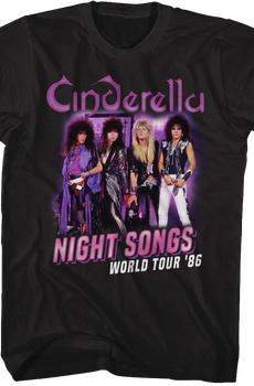 Night Songs World Tour Cinderella T-Shirt