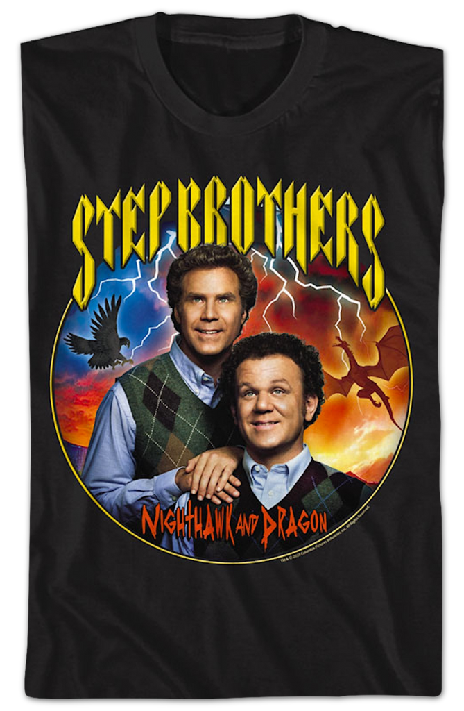 Nighthawk And Dragon Step Brothers TShirt