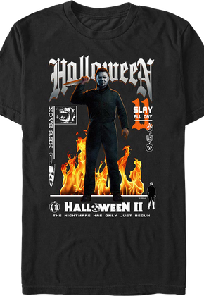 Nightmare Flames Halloween II T-Shirt