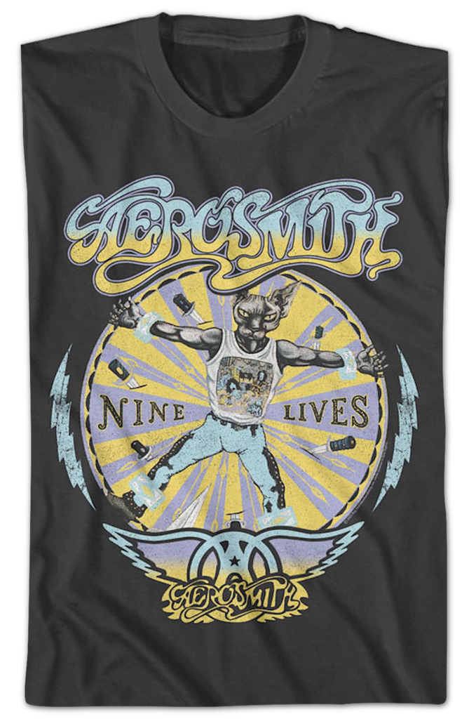 Nine Lives Aerosmith T-Shirt 