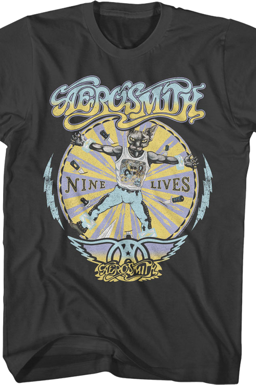 Nine Lives Aerosmith T-Shirtmain product image