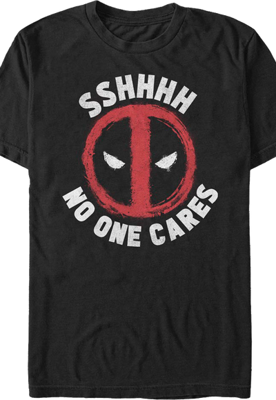 No One Cares Deadpool T-Shirt